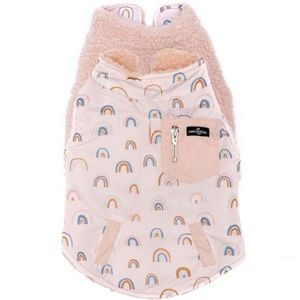 Lucy & Co. Reversible In the Clouds Teddy vest - size S